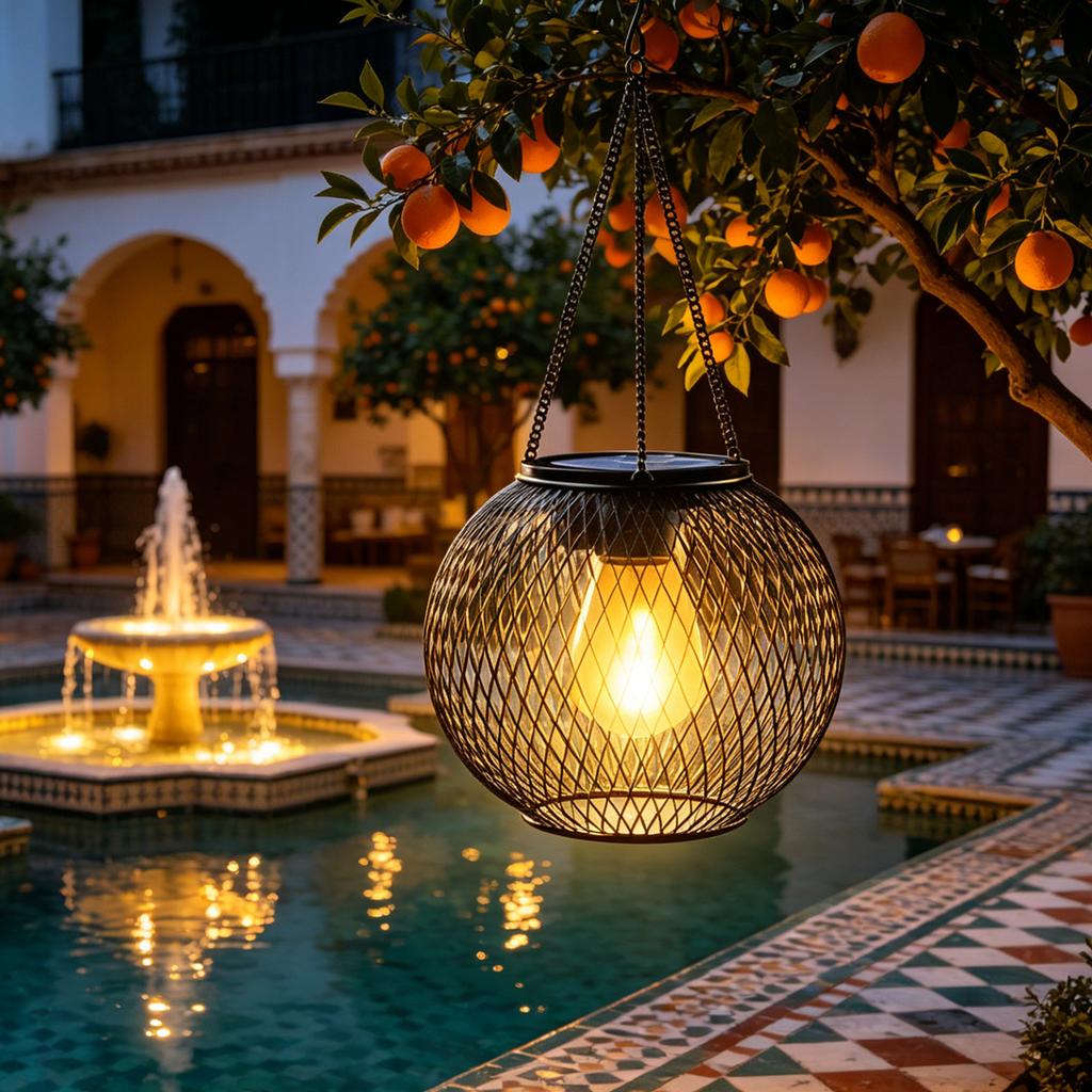 Outdoor Solar Lanterns Upgraded Decorative Hanging Lights Waterproof for the Garden Decorations