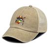Mesh Baseball Cap Colorful Fish Printed Adjustable Breathable Hats Hip Hop Slouchy Hat For Gifts Outdoor Hiking Daily Activities