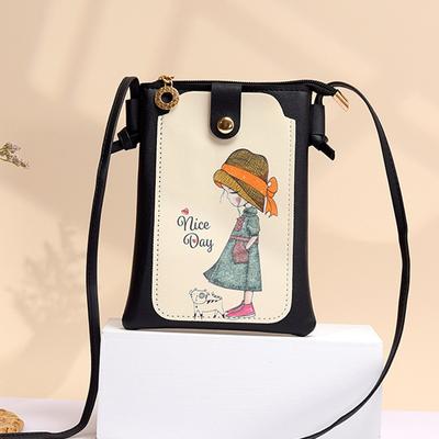 Hübsche und süße Handy-Umhängetasche. Die Version der modischen Umhängetasche, Mini-Tasche