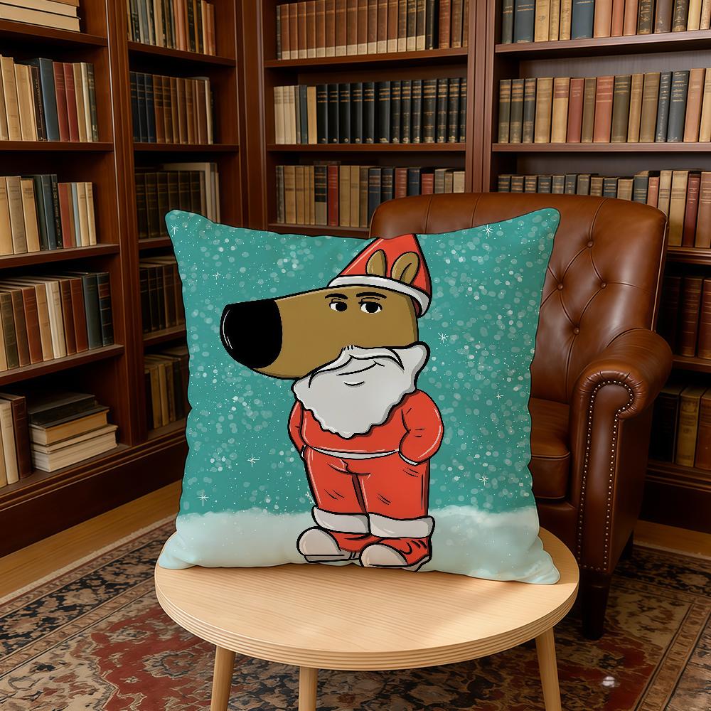 

Funny Cartoon C-Chill Guy cushion cover Home Office Birthday Anniversary Gifts Soft Skin Friendly Cushion Cover 30cmx30cm