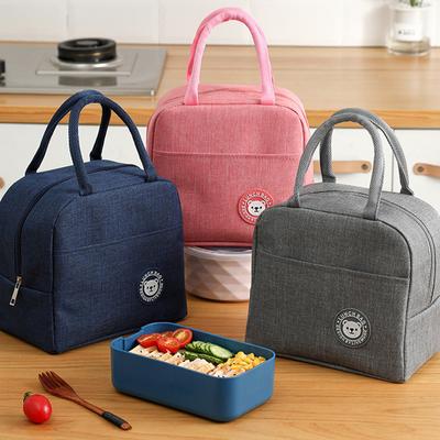 Öğle Yemeği Kutusu Çantası Bento Kutusu Yalıtım Paketi Termal Gıda Piknik Çantaları Kese
