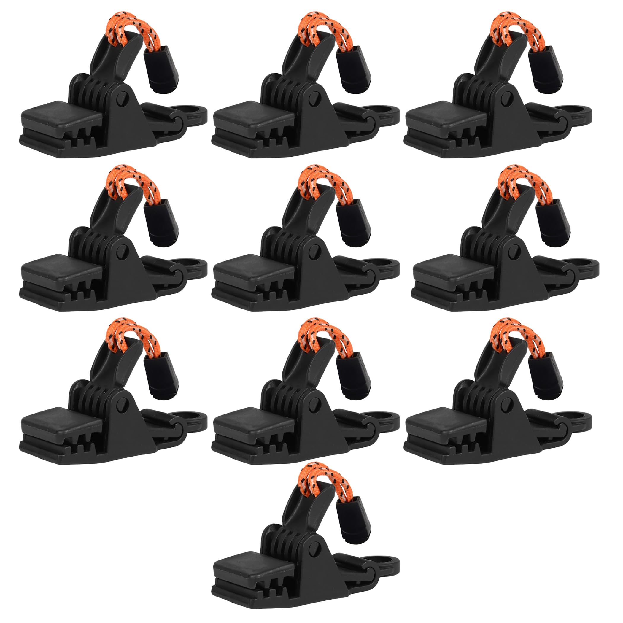

HAMILO Tarp Clip Alligator Clip Tent Windproof Camping Set of 10