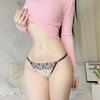 Thong Underwear Embroidery Flower Briefs Female Lingerie Women Thong Low Waist Panties Lace Panties