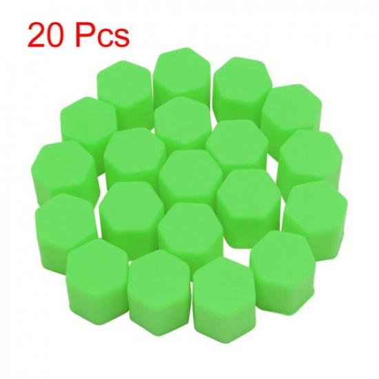 20X 19Mm Silicone Car Wheel Nut Lug Hub Covers Bolt Cap Dust Cover Protector