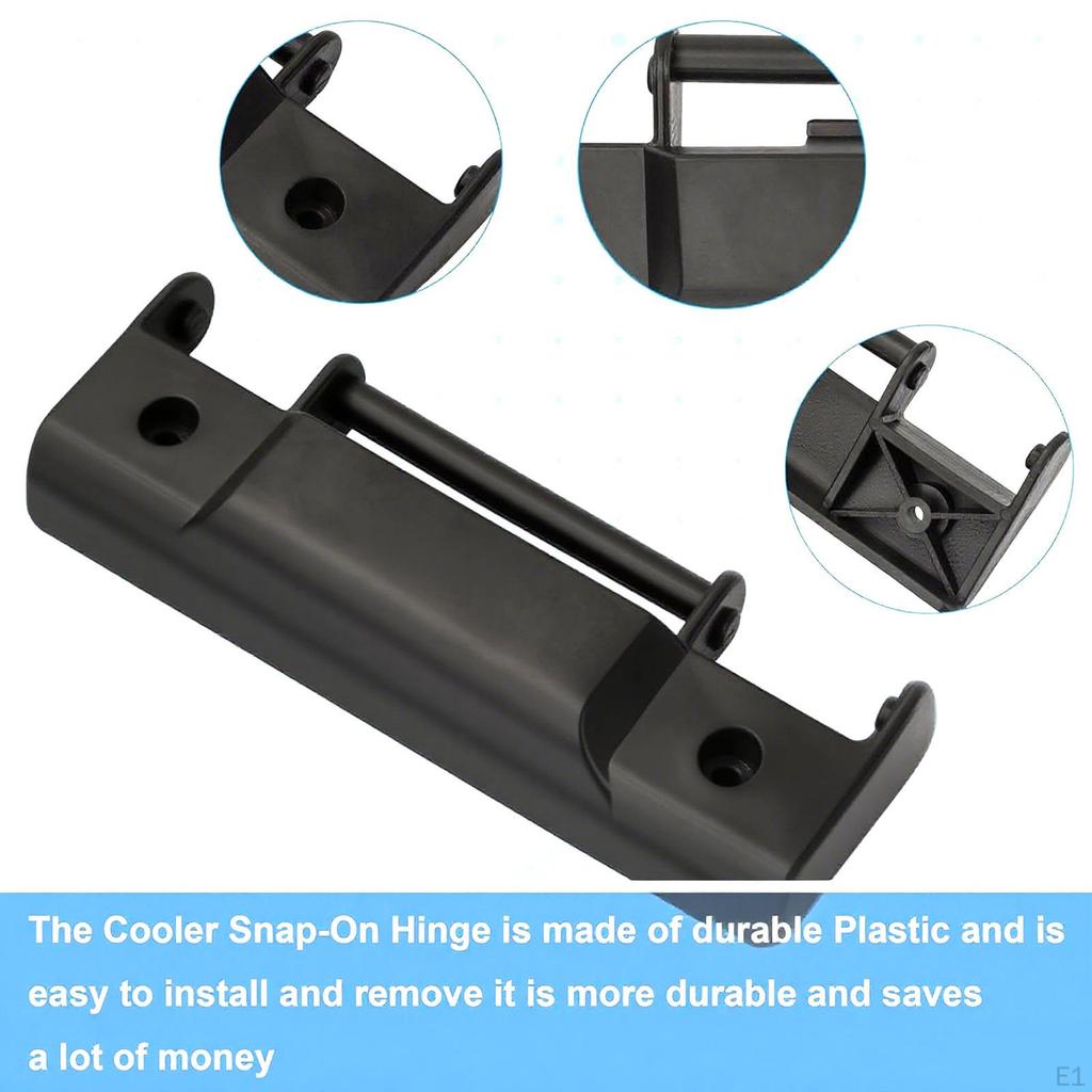 2Pcs Snap on Hinges with Mounting Screws Assembly Maintenance Latch Parts Replaces Components for 70