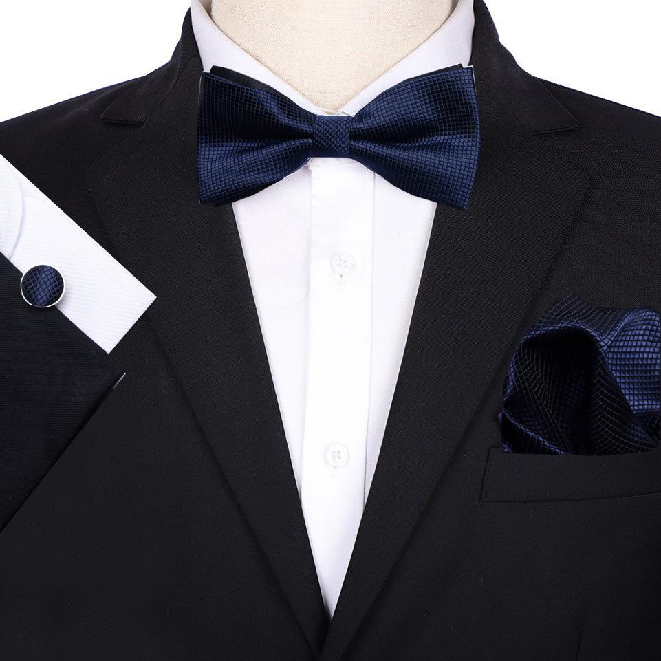 Men'S Groom Wedding Host Solid Color Bow Tie Best Man Suit Korean Version Shirt Bow Tie Wedding Men'S Bow