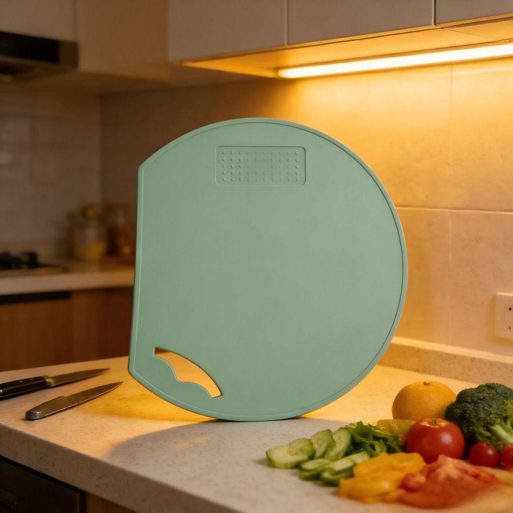 Anti-Mold Kitchen Chopping Block Flexible Non-Slip Cutting Mat Thickened TPU Cutting Board Fruit