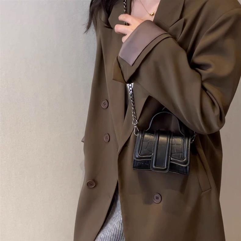 Mini Niche Small Bag Female Fashion Small Square Bag Net Red Single Shoulder Crossbody Bag Female