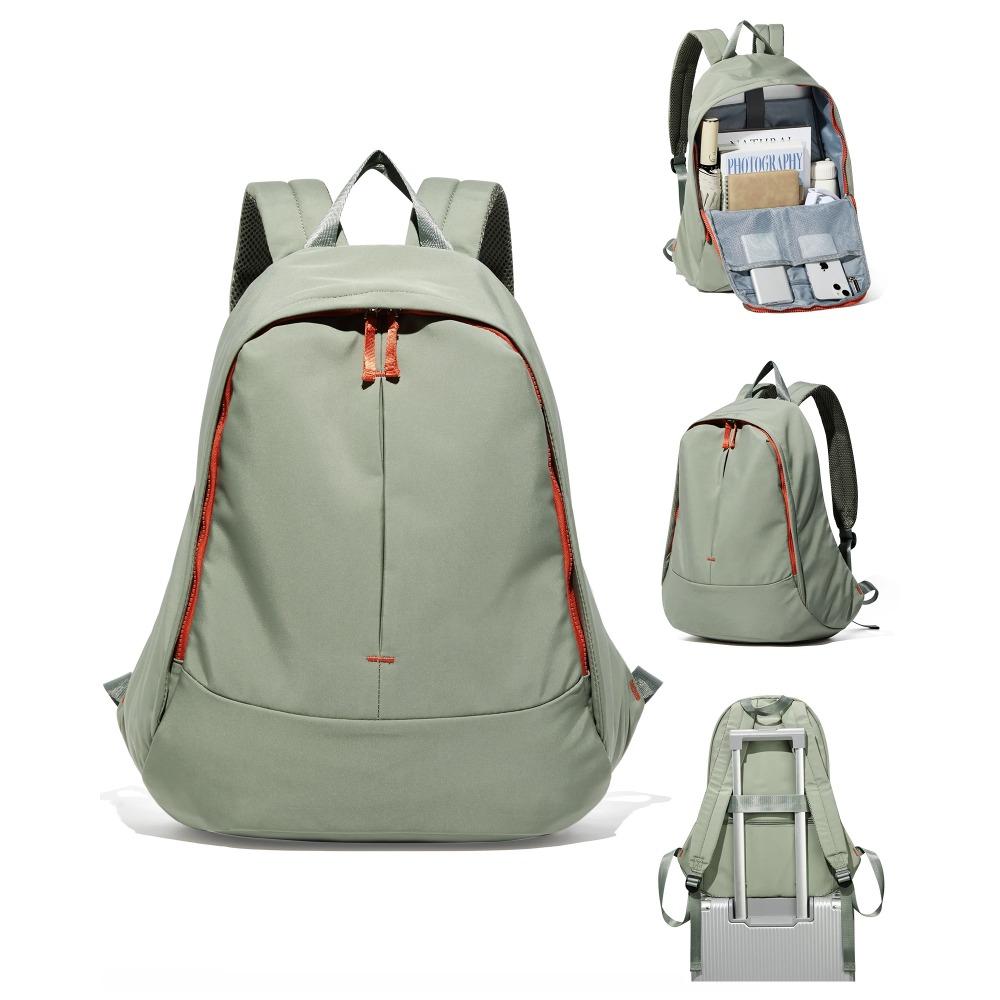 

Модный походный рюкзак для мужчин и женщин, водонепроницаемый, большой вместимости, сверхлегкий рюкзак для активного отдыха, школьный рюкзак для ноутбука 15,6 дюйма, колледж зелёный
