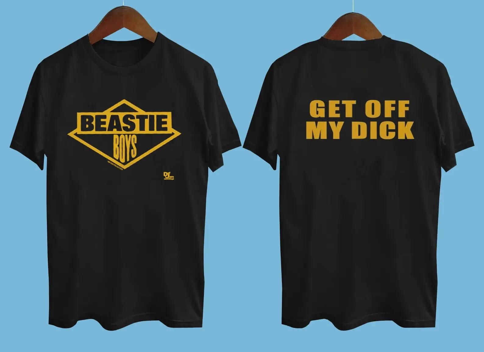 1986 Beastie Boys Get Off My Dick 2 side Shirt Black All Size XXXXL