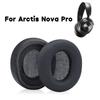 Coussinets d'oreille confortables pour casque Arctis Nova Pro Coussinets d'oreille Manchons à réduction de bruit Coussin de confort Design ergonomique
