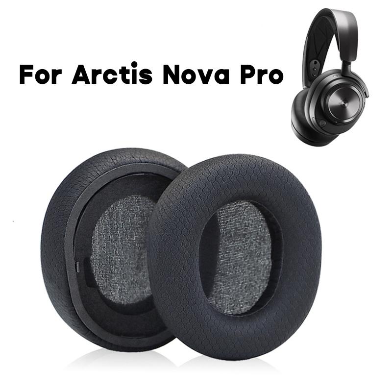 Comfortable Ear pads for Arctis Nova Pro Headset Earpads Noise Cancelling Sleeves Comfort Cushion Ergonomics Design