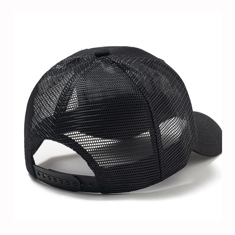 Mesh Hole Breathable Casual Bent Brim Hat Spring and Summer Outdoor Shade Baseball Sun Hat
