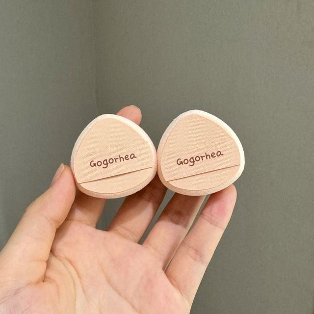 Рея - Набор из 2 шт.: Мини-пуховка для пальцев 2 Pcs - Nude Pink