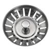 Anti Constipation Kitchen Sink Strainer Drain Easy To Clean Block Food Seamless Flow Blockages Smooth Water Flow