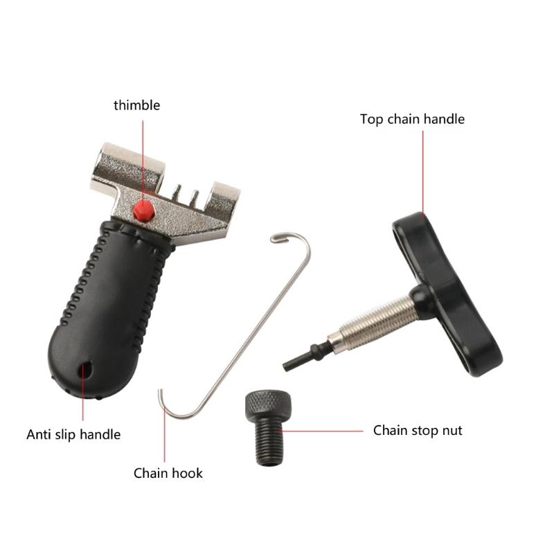 Durability Metal Bike Chain Breaker Universals Bicycles Chain Squeeze Remover for Repair Shops and Outdoor Emergencies