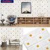 Self-adhesive Anti-collision Romantic and Warm Children's PE Foam 3D Wallpaper DIY Decorative Embossed Wall Stickers 70CM X 70CM