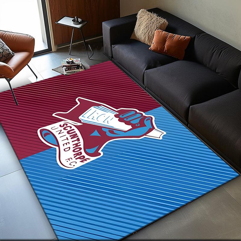 1PC rug Scunthorpe Fc Emblem Carpet, Chair Rug,Area Rug for Office Bedroom living rooms bedroom, Doormat decor Christmas fan gifts