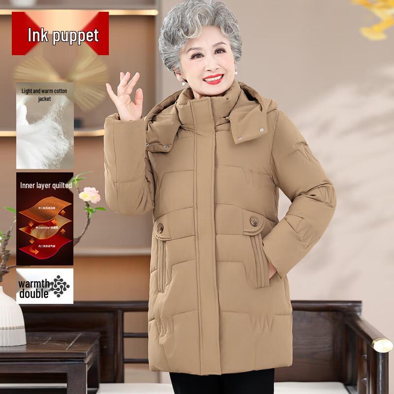 

Women s Mid-Length Winter Padded Coat 2XL