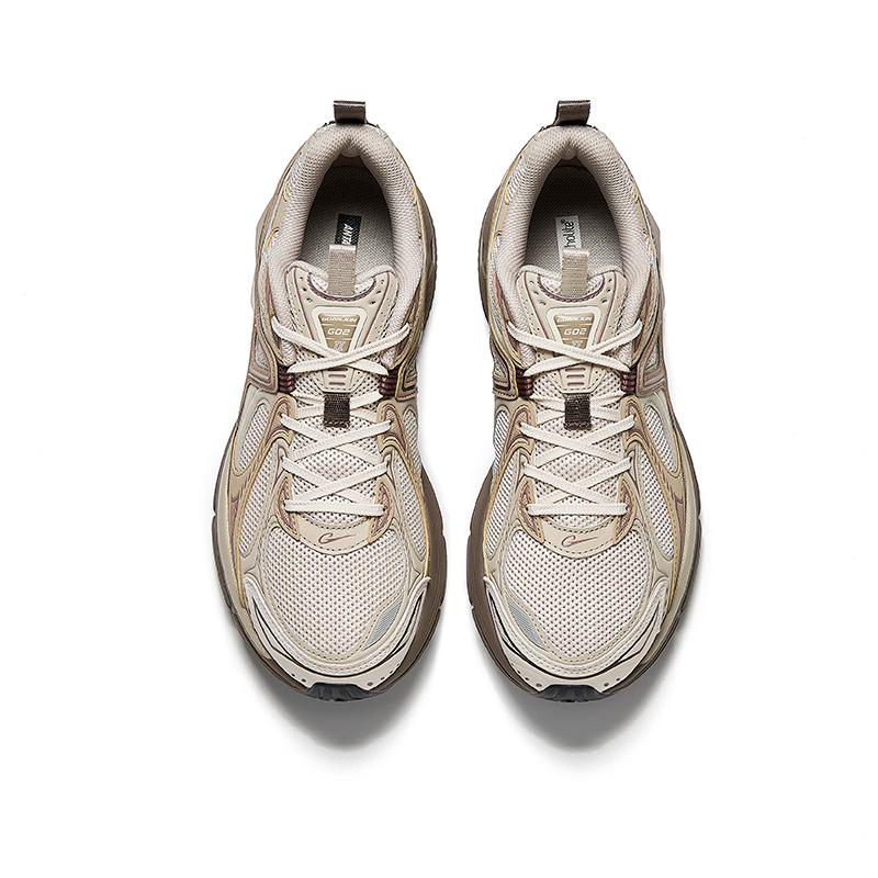 Anta Champion AG02.2 Retro Versatile Durable Breathable Low-Top Dad Shoes Men sneaker Brown 112538803A-3