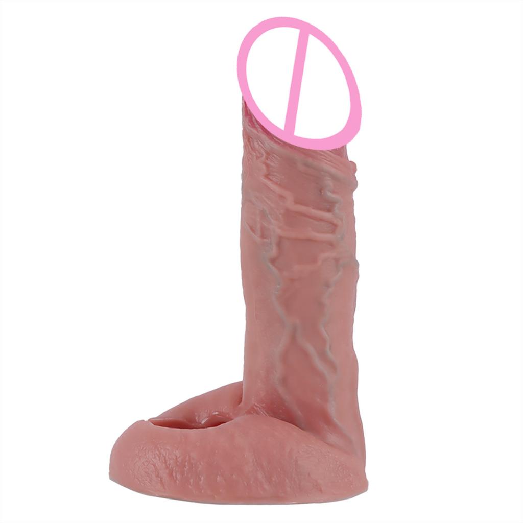 Super Simulation Men's Bold and Bold Penis Ring Lock Essence Delay Fierce Men Dildos Sets of Couple Sex Toys