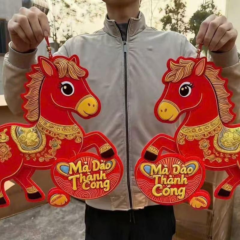 Vietnamese Spring Festival Tassels  Window Door Hanging Ornament  Vietnam Wall Pendant 2026 New Year  Decor