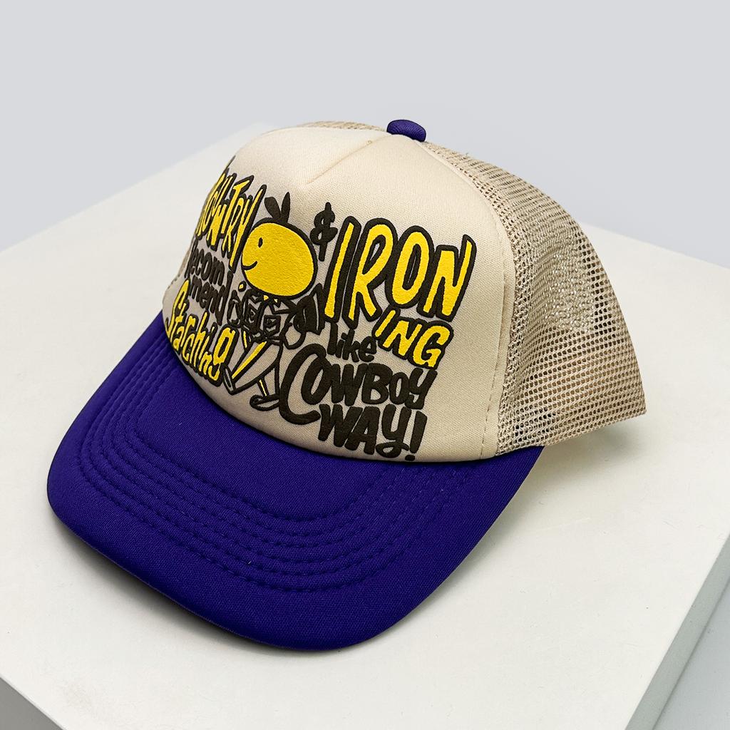 Baseball Face Smiling Ear Rabbit Lettering Alphabet Printed 3D Color Contrast Blocking Women  Men For Neutral Gender Fresh Caps Peaked Hats