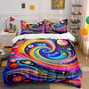 Colorful Swirling Planets Design. Bedding Sets Duvet Cover Sets Duvet Covers Pillowcases(1 * Duvet Cover 2 * Pillowcases Without Duvet Insert)