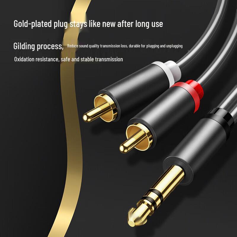 Xunpu Audio Cable with Dual RCA Connectors
