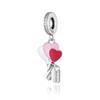 Travel & Life Charms for Bracelet DIY Jewelry Making Eiffel Tower Statue of Liberty Family Birthday Pendant Beads Gift