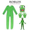 Roblox Friends Regenbogen Grün Cosplay Kostüm Kinder Halloween Ausgefallenes Partykleid