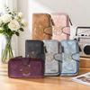 Womens Wolf Pattern Leather Wallet Forever Card Holder Long Purse