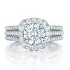 Trendy Women Rings with Brilliant Cubic Zirconia Engagement Rings Wedding Party Jewelry