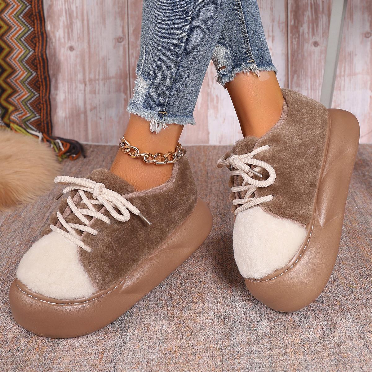 

Модные женские сапоги зимние плоские с круглым носком теплые короткие плюшевые сапоги женские лоскутные туфли с перекрестным узором на плоской подошве для женщин Zapatos De Mujer 40-41 хаки