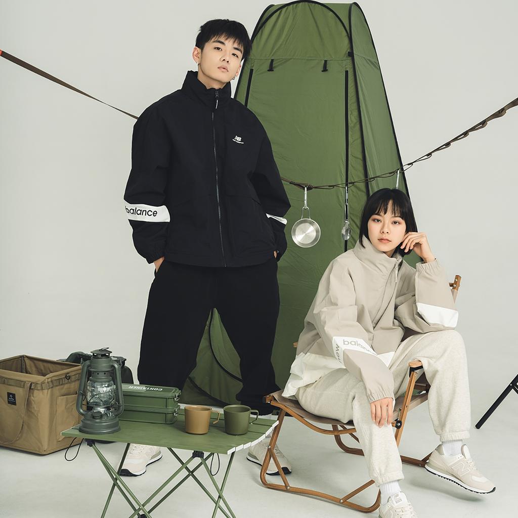 New Balance Lifestyle Jacket Asia Sizing 'Beige White' Unisex 5AD12103-LBE