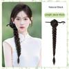 Hair Stick Claw Clip Ponytail Wig Hanfu Hairpin Twist Braid Wig New Chinese Style Wig  for Women