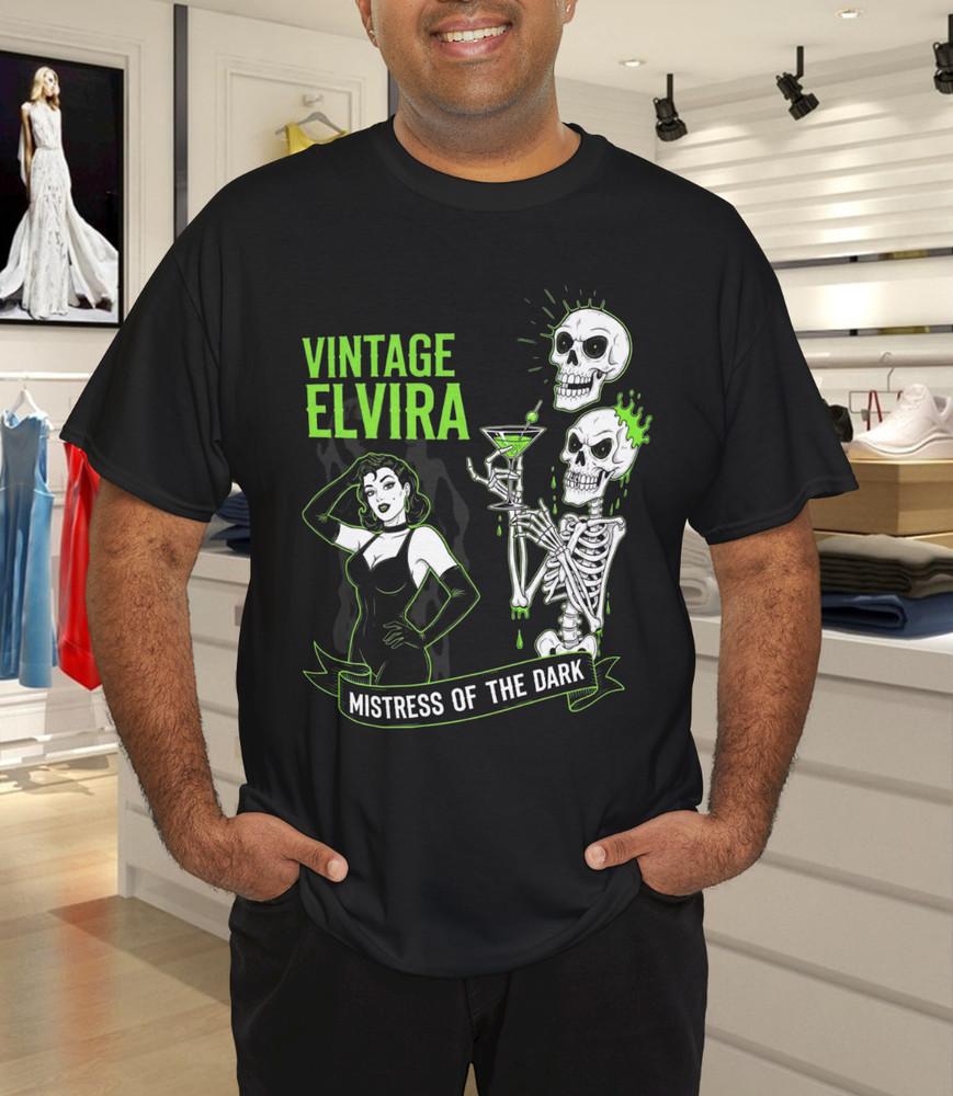 

Halloween vintage Elvira Oldschool T-Shirt XL
