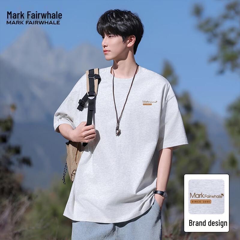 Mark Fairwhale Men's Solid Outdoor Style Short Sleeve T-shirt