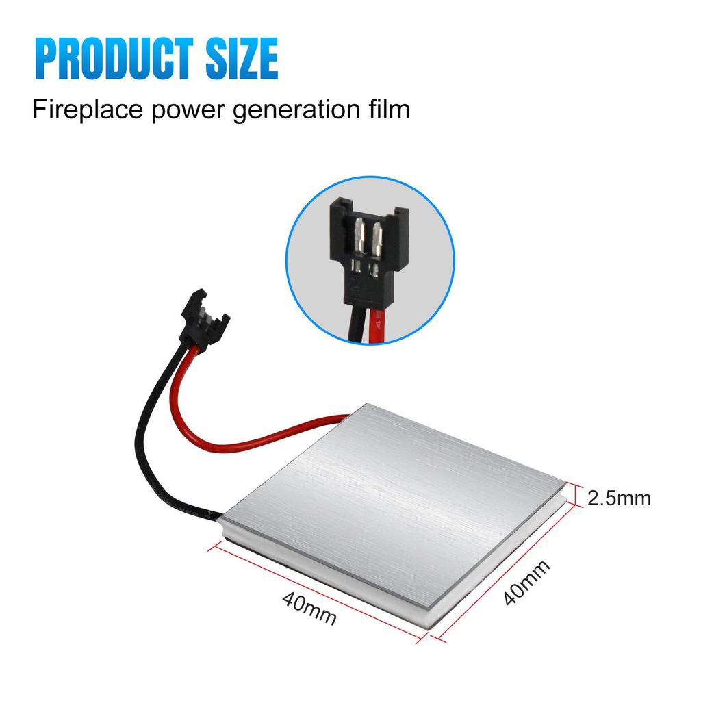 Universal Thermoelectric Fireplace Fan Repair Kit - Motor & Power Sheet
