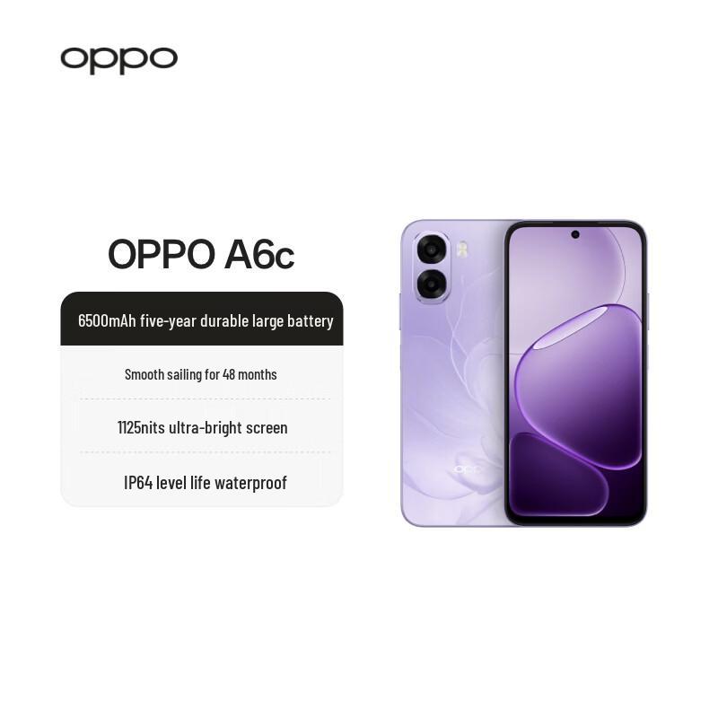 

OPPO A6c Durable Smartphone (CN version) 6GB+128GB