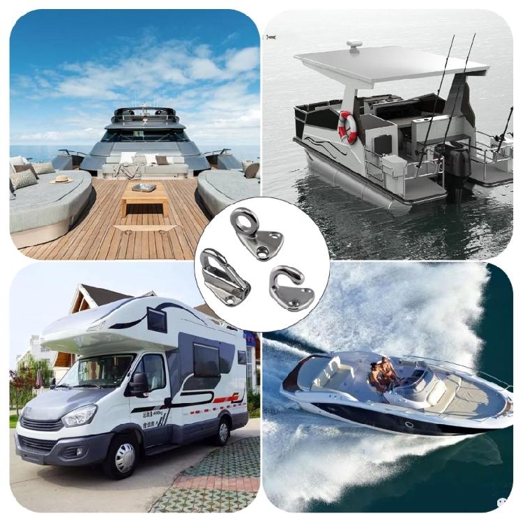 Edelstahl für Kotflügelschlaufe Federhaken Karabinerhaken Befestigung Seil Marine Fenderhaken