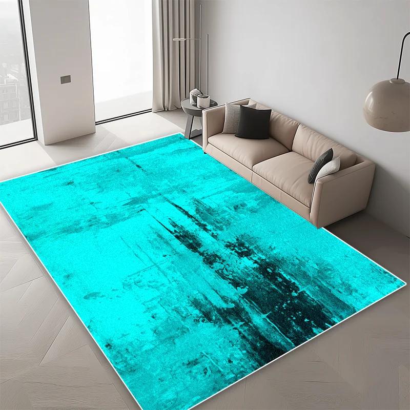 Modern Abstract Carpet Living Room Minimalism Decoration Home Aesthetic Sofa Non-slip Rugs Bedroom Cloakroom Washable Floor Mat