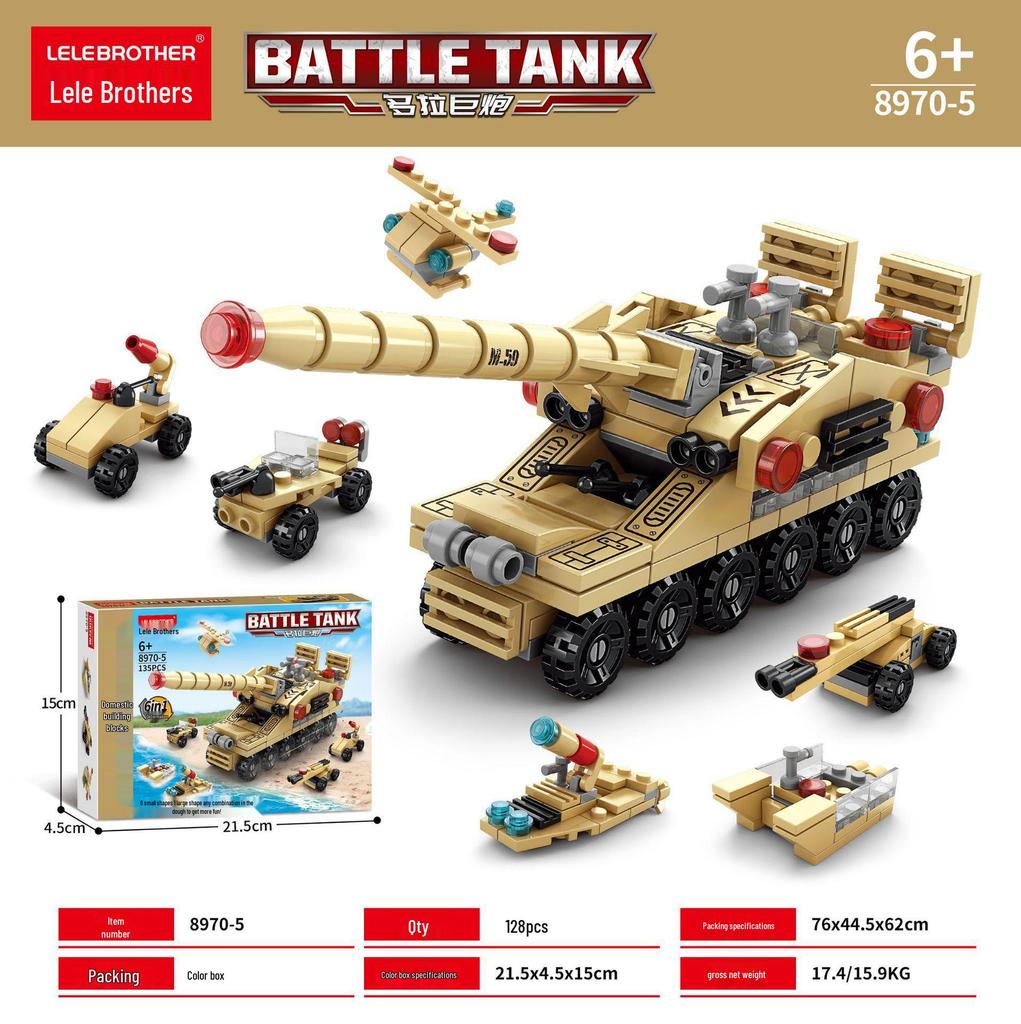 Military Mecha Aircraft Carrier & Space Rocket Building Blocks for Kids - Educational Assembly Toy