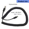 Keyboards Cable Replacement Plastic Metal Data Syncs Charging Wire for BlackWidow Tournament Part Repair