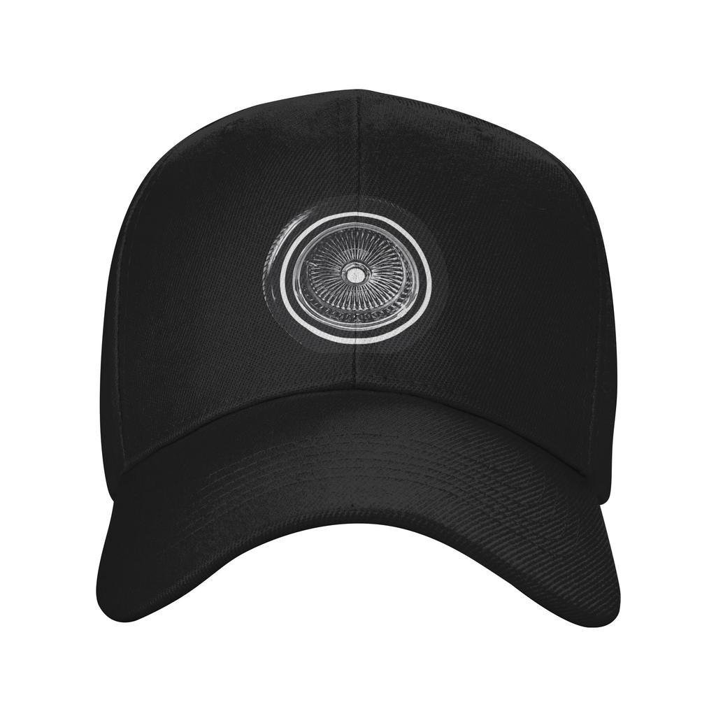 Fashion Lowrider Chrome Rims Wire Wheel Hydraulics Curved Brim Baseball Cap Streetwear Unisexs Hats