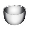 Double Layer Stainless Steel Cup Smooth Shave Soap Bowl Soap Cup for Wet Shave