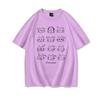 Cute Cat Print Casual Tee Shirt Cotton Harajuku Trend Girls Short Sleeve Tshirt Girls Breathable ONeck Tops Girl Clothing