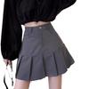 2024 Summer Women's High-Waisted Pleated Mini Skirt - Versatile, Fashionable, and Slimming Design