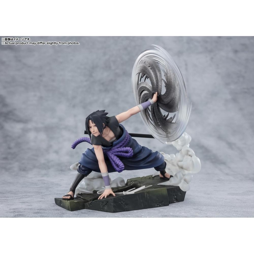 Figuarts ZERO [Super Fierce Battle] NARUTO Shippuden Uchiha Sasuke - Mangekyou Sharingan Light and Darkness - Approx. 200mm ABS&PVC Pre-painted Comple