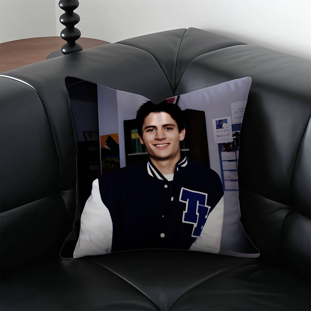 

JJames LLafferty actor Pillow Case Antidustmite Pillowcase Invisible zipper silky short plush Sofa cushion cover 30X30cm